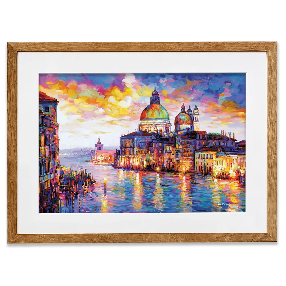 Grand Canal Italy Framed Art Print Grand Canal Italy Framed Art Print wall art product Leon Devenice