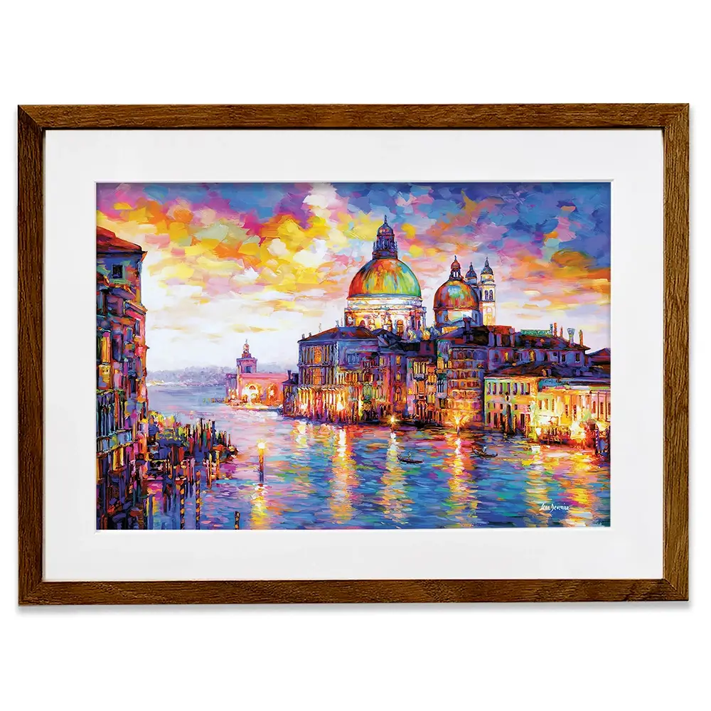 Grand Canal Italy Framed Art Print Grand Canal Italy Framed Art Print wall art product Leon Devenice