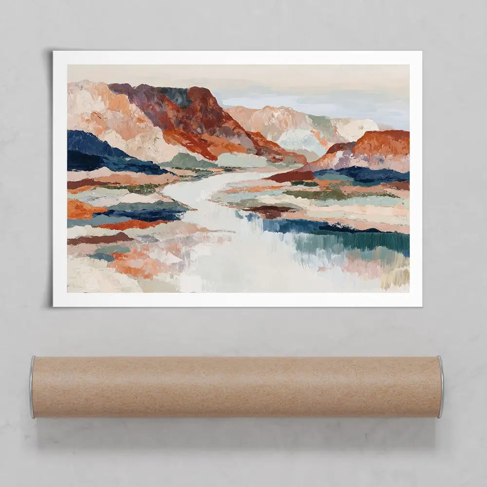 Grand Canyon Overlook Art Print Grand Canyon Overlook Art Print wall art product Chromatic Storm Studio