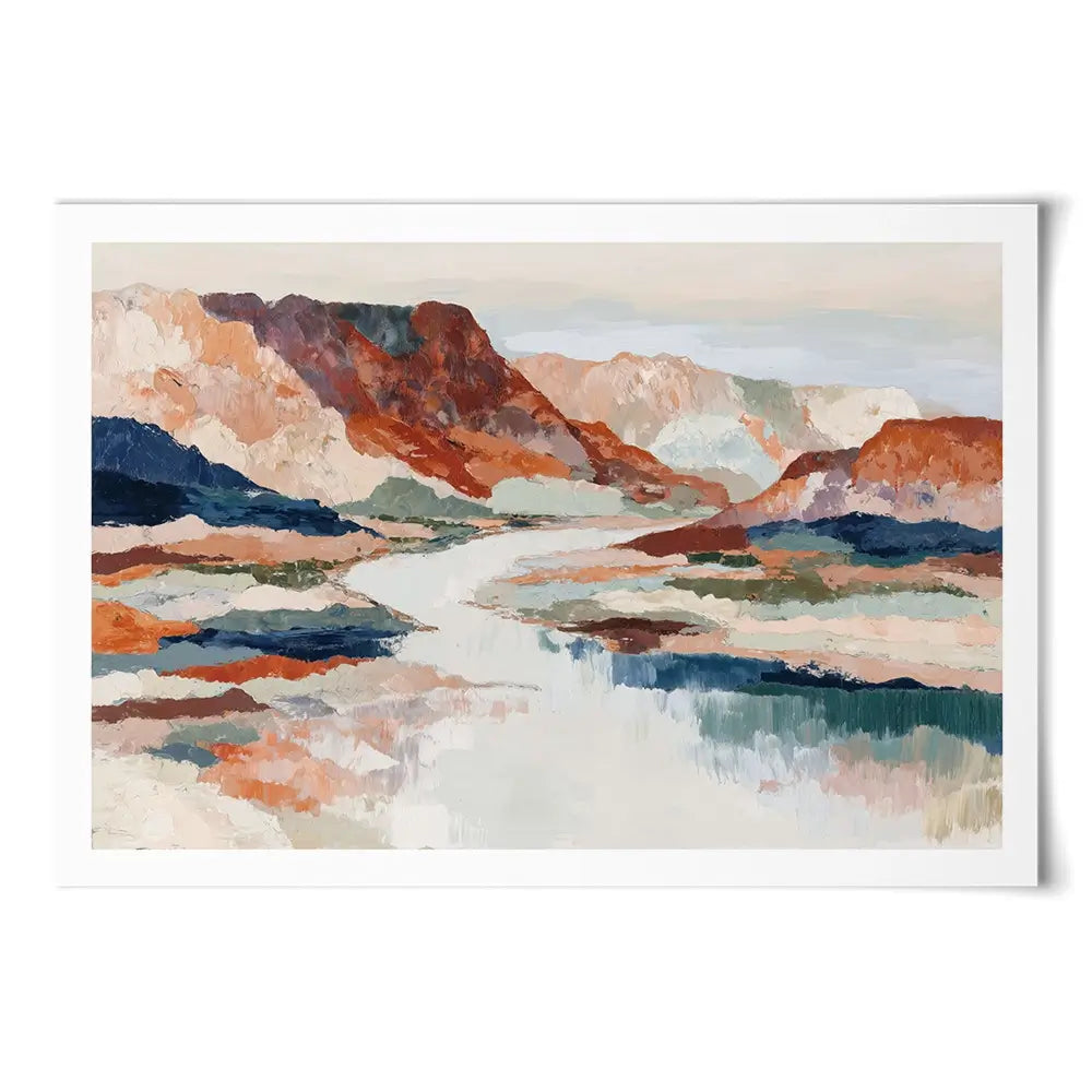 Grand Canyon Overlook Art Print Grand Canyon Overlook Art Print wall art product Chromatic Storm Studio