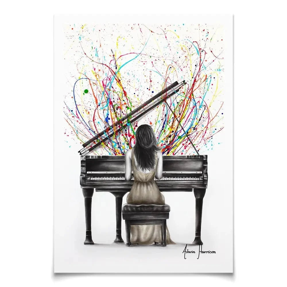 Grand Piano Solo Art Print Grand Piano Solo Art Print wall art product Ashvin Harrison