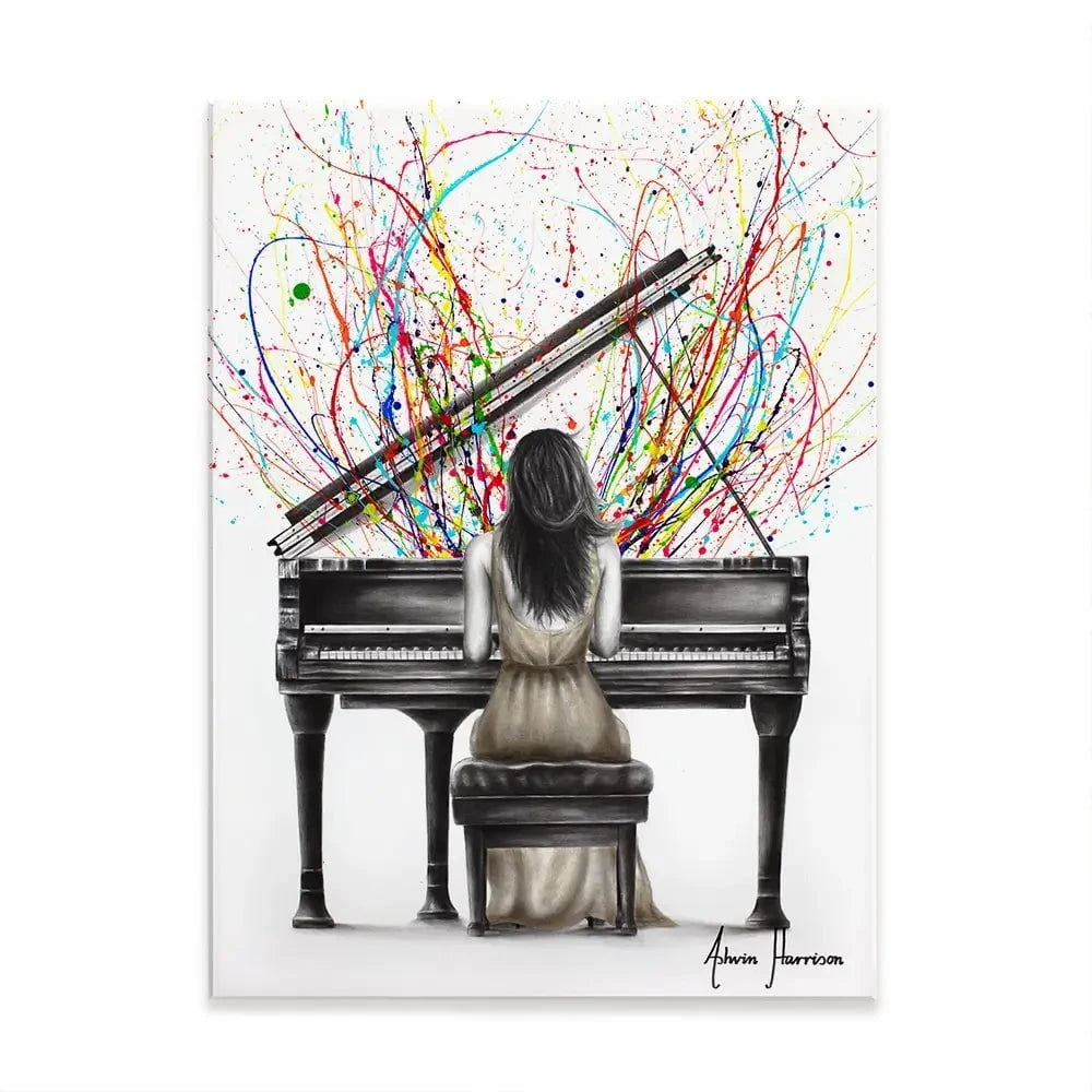 Grand Piano Solo Canvas Print Grand Piano Solo Canvas Print wall art product Ashvin Harrison