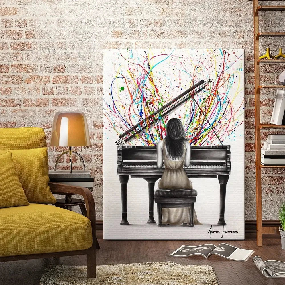 Grand Piano Solo Canvas Print Grand Piano Solo Canvas Print wall art product Ashvin Harrison