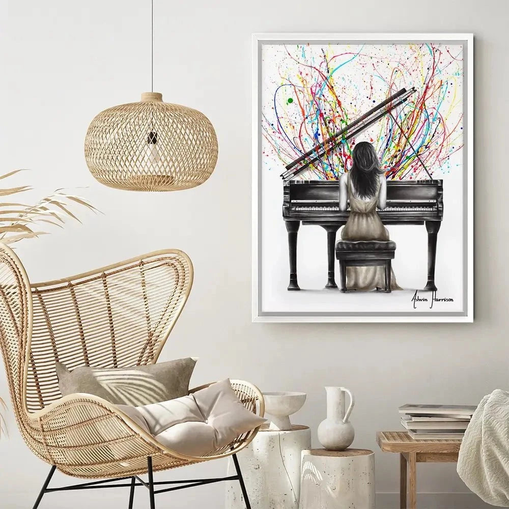 Grand Piano Solo Canvas Print Grand Piano Solo Canvas Print wall art product Ashvin Harrison