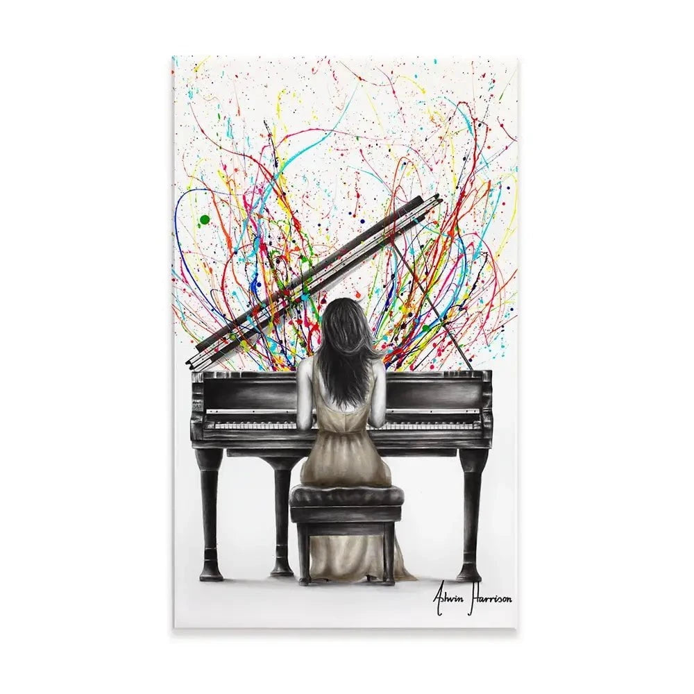 Grand Piano Solo Canvas Print Grand Piano Solo Canvas Print wall art product Ashvin Harrison