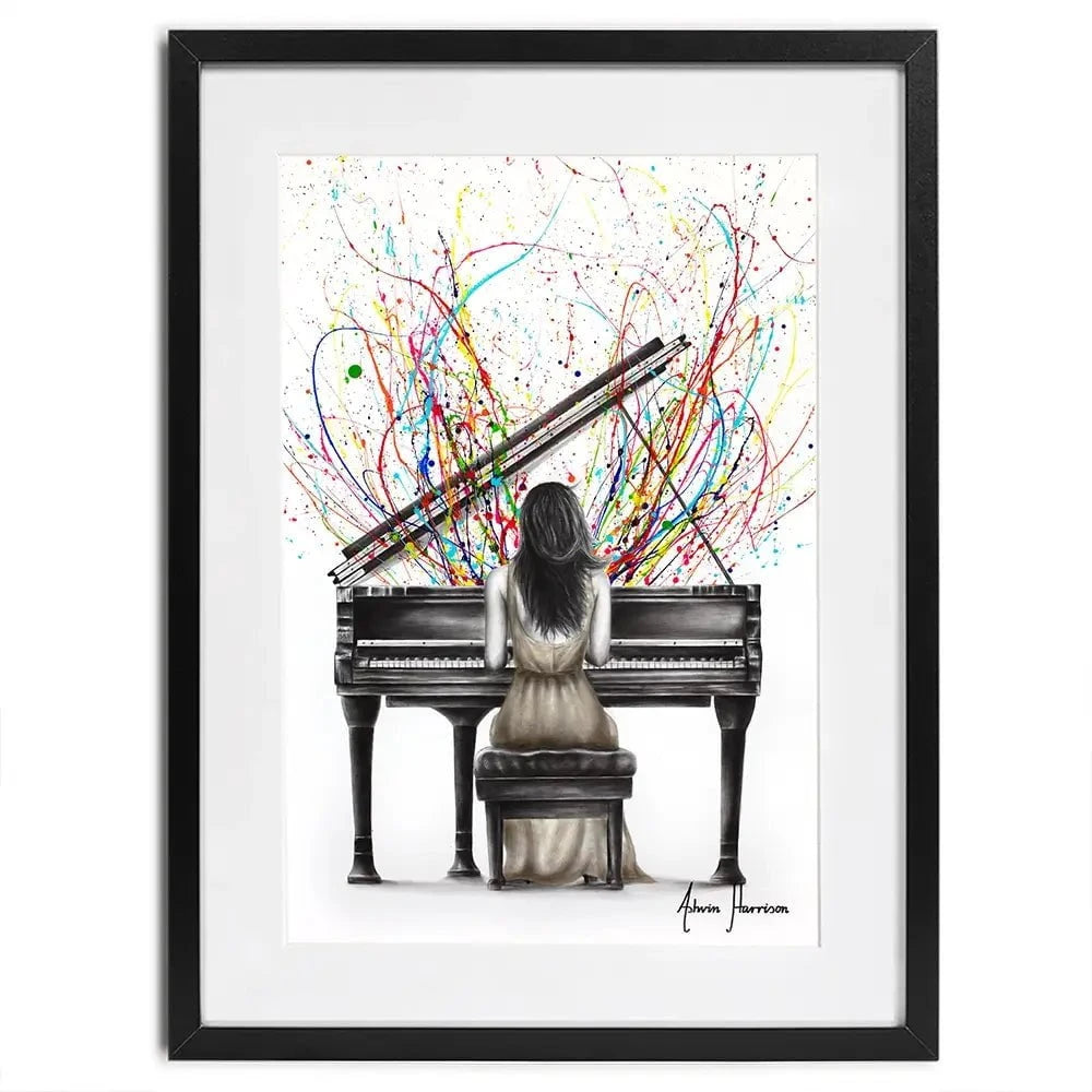 Grand Piano Solo Framed Art Print Grand Piano Solo Framed Art Print wall art product Ashvin Harrison