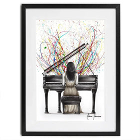 Grand Piano Solo Framed Art Print Grand Piano Solo Framed Art Print wall art product Ashvin Harrison