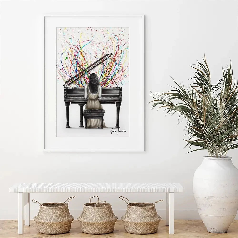 Grand Piano Solo Framed Art Print Grand Piano Solo Framed Art Print wall art product Ashvin Harrison