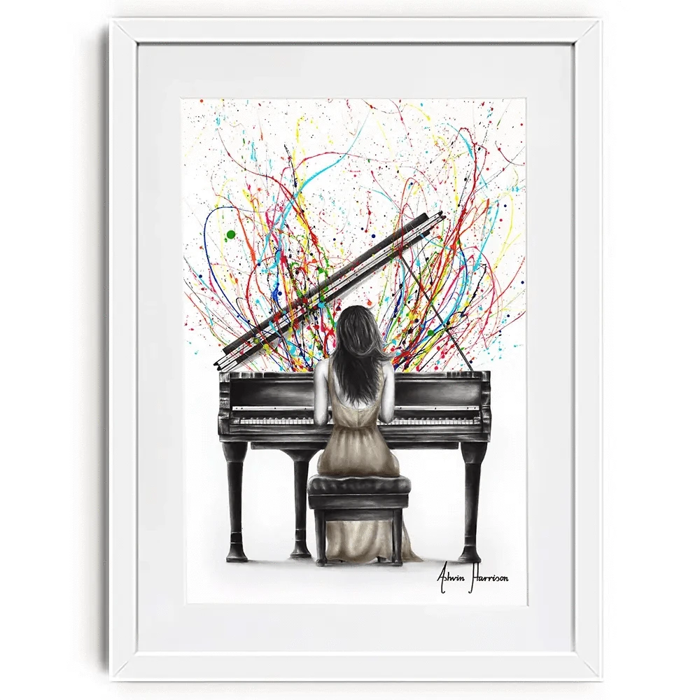 Grand Piano Solo Framed Art Print Grand Piano Solo Framed Art Print wall art product Ashvin Harrison