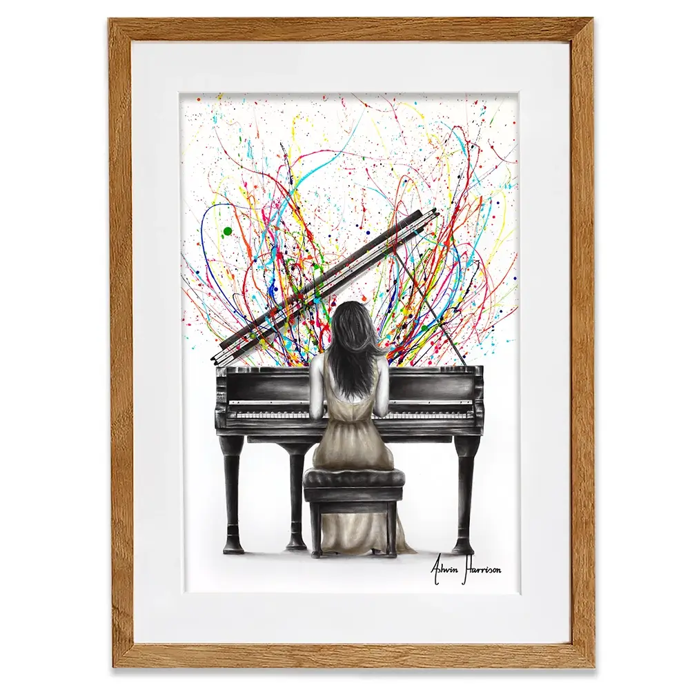 Grand Piano Solo Framed Art Print Grand Piano Solo Framed Art Print wall art product Ashvin Harrison
