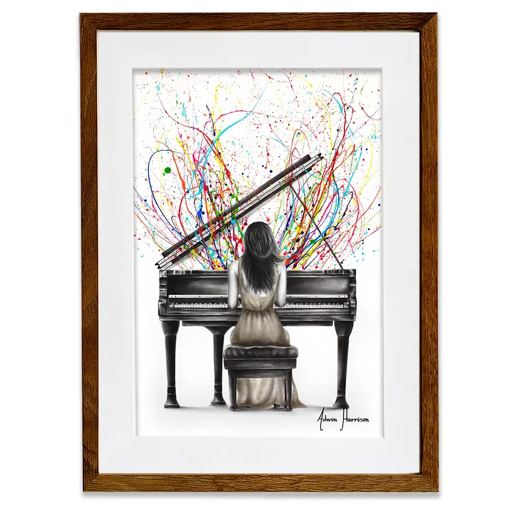Grand Piano Solo Framed Art Print Grand Piano Solo Framed Art Print wall art product Ashvin Harrison