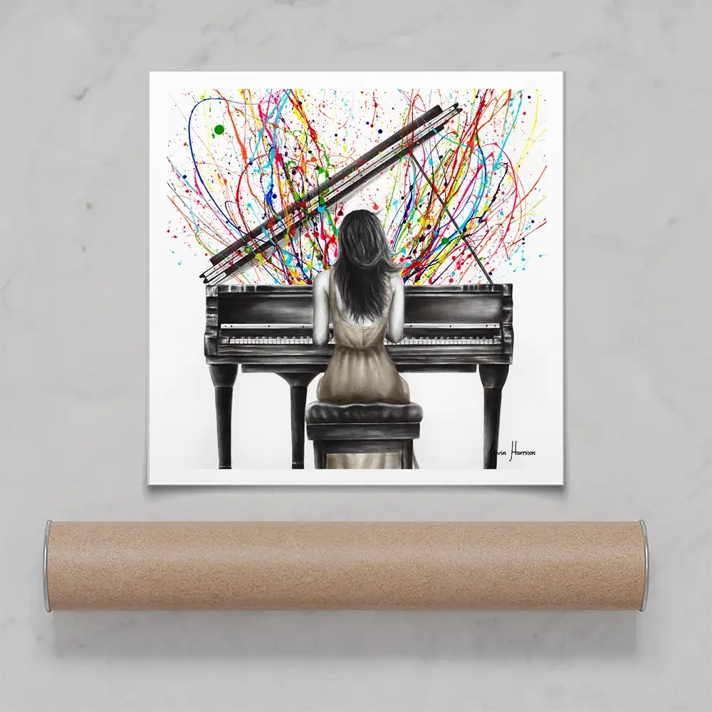 Grand Piano Solo Square Art Print Grand Piano Solo Square Art Print wall art product Ashvin Harrison