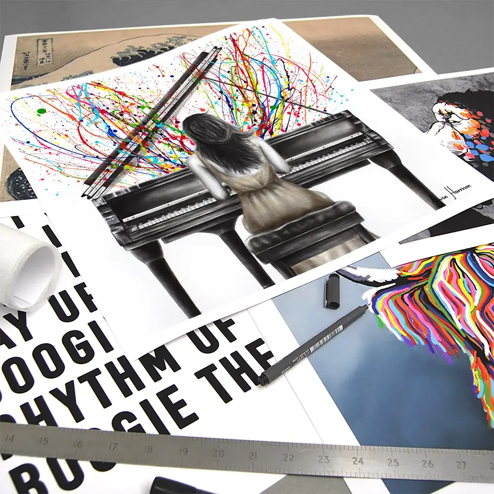 Grand Piano Solo Square Art Print Grand Piano Solo Square Art Print wall art product Ashvin Harrison