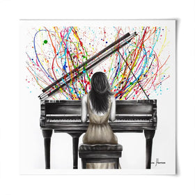 Grand Piano Solo Square Art Print Grand Piano Solo Square Art Print wall art product Ashvin Harrison