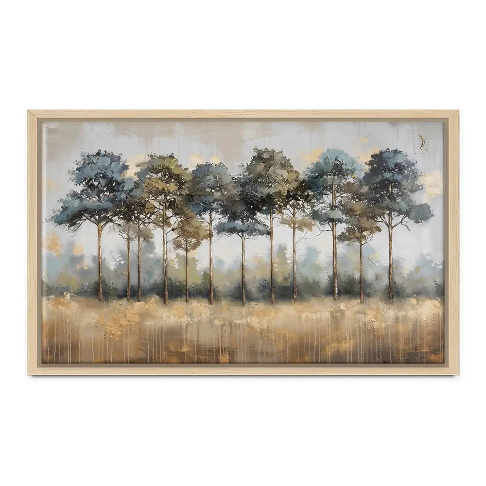 Green And Blue Trees Canvas Print Green And Blue Trees Canvas Print wall art product Creative Studio - Independent