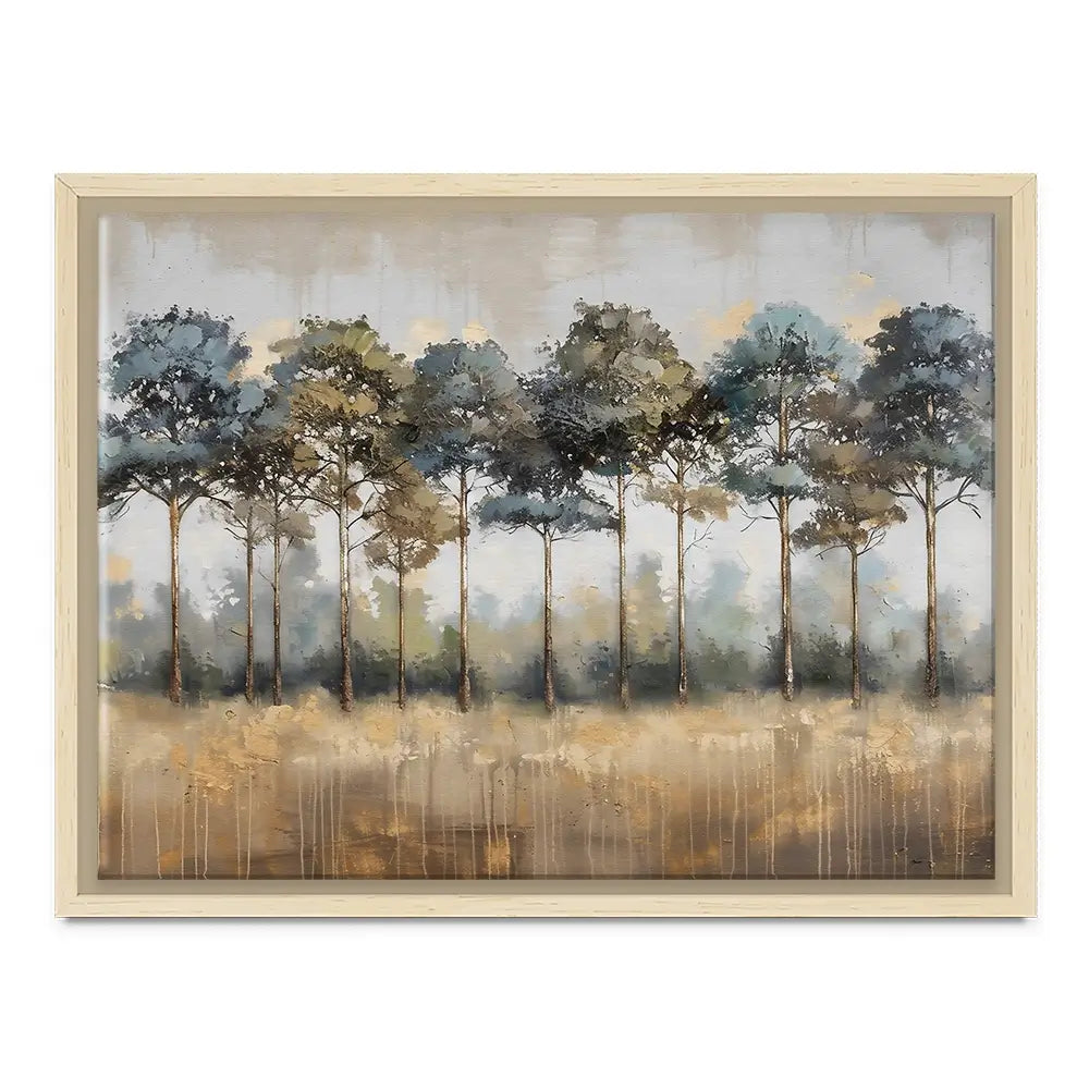 Green And Blue Trees Canvas Print Green And Blue Trees Canvas Print wall art product Creative Studio - Independent