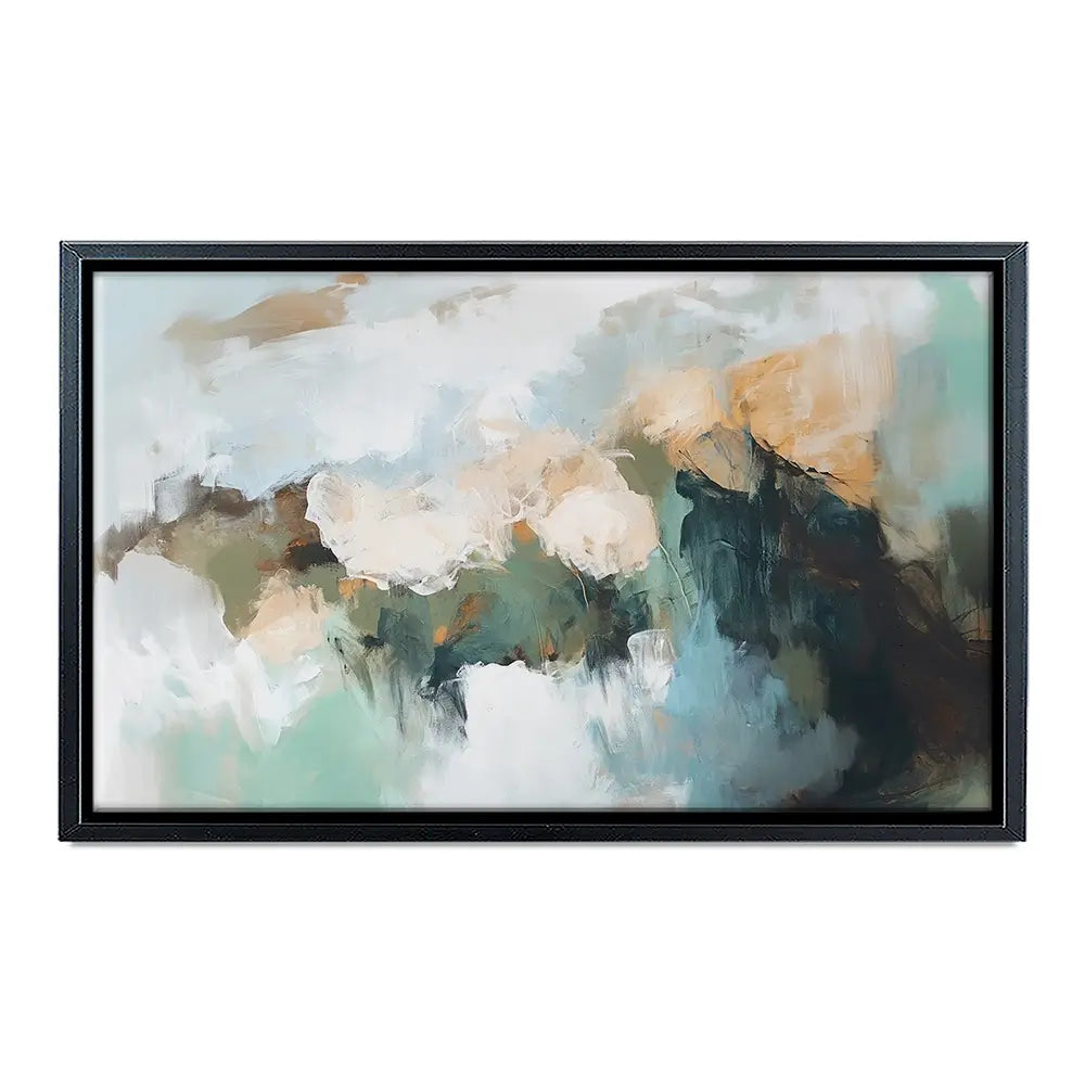 Green Beautiful Abstract Canvas Print Green Beautiful Abstract Canvas Print wall art product Sisi And Seb - Independent