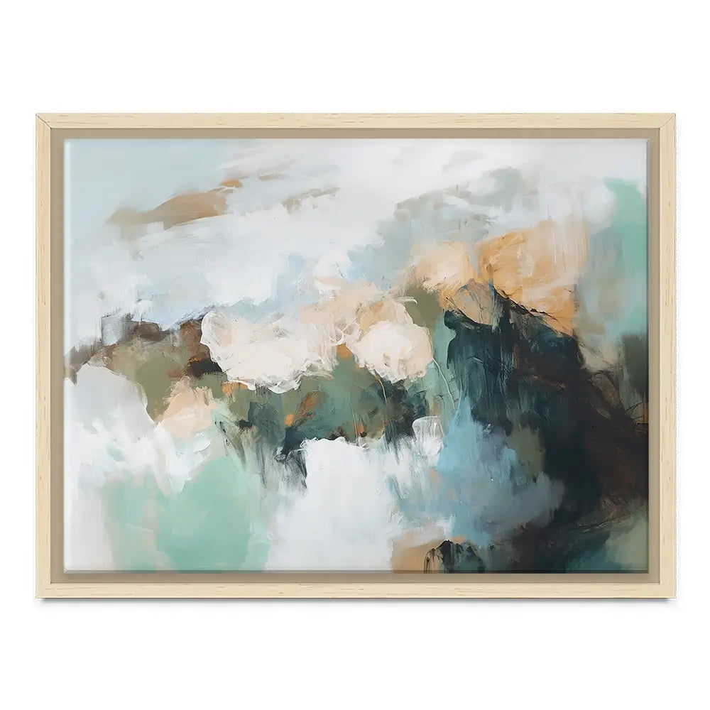 Green Beautiful Abstract Canvas Print Green Beautiful Abstract Canvas Print wall art product Sisi And Seb - Independent