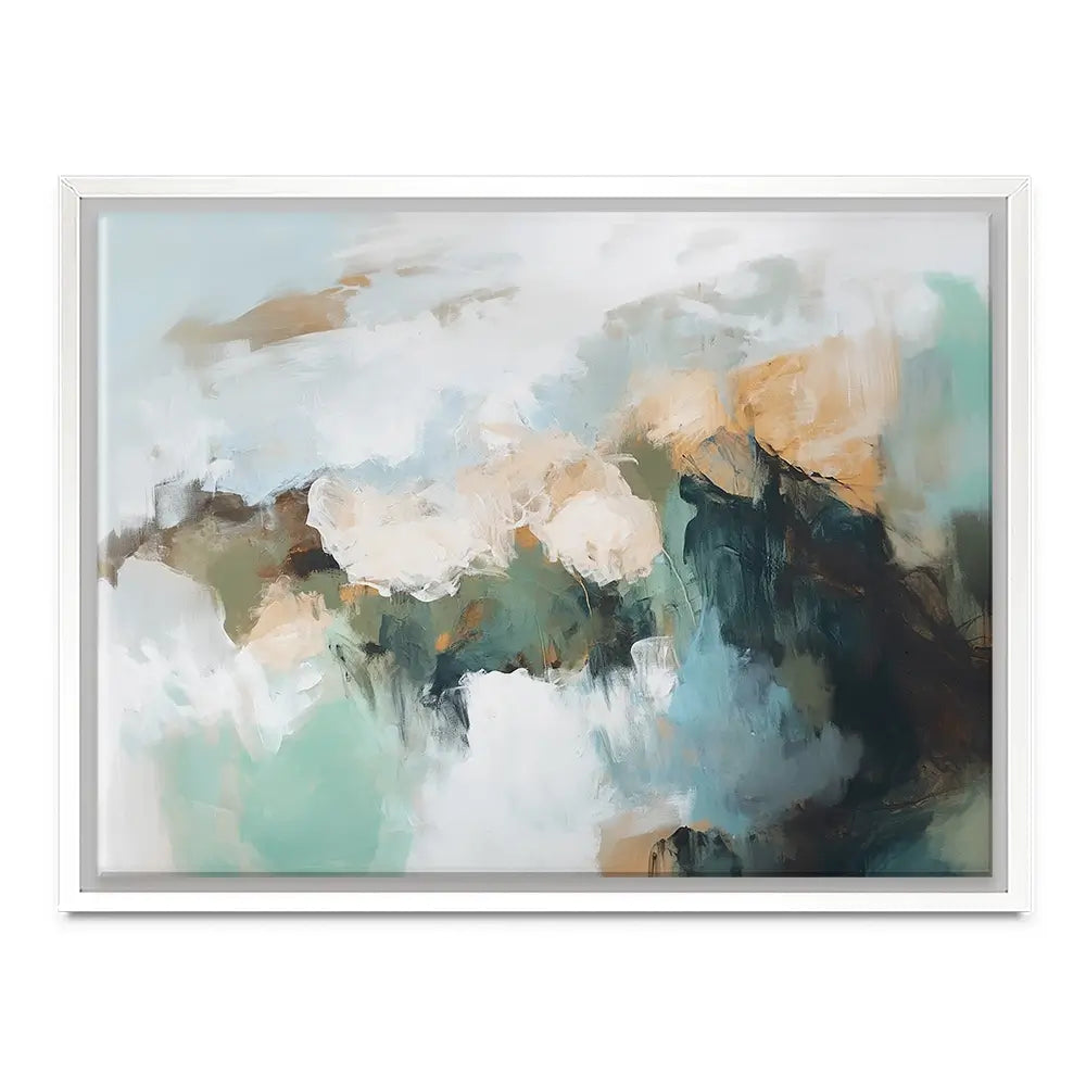 Green Beautiful Abstract Canvas Print Green Beautiful Abstract Canvas Print wall art product Sisi And Seb - Independent