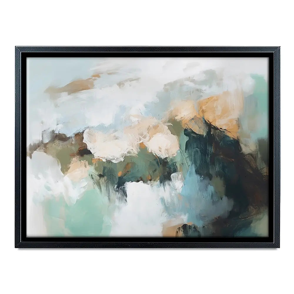 Green Beautiful Abstract Canvas Print Green Beautiful Abstract Canvas Print wall art product Sisi And Seb - Independent