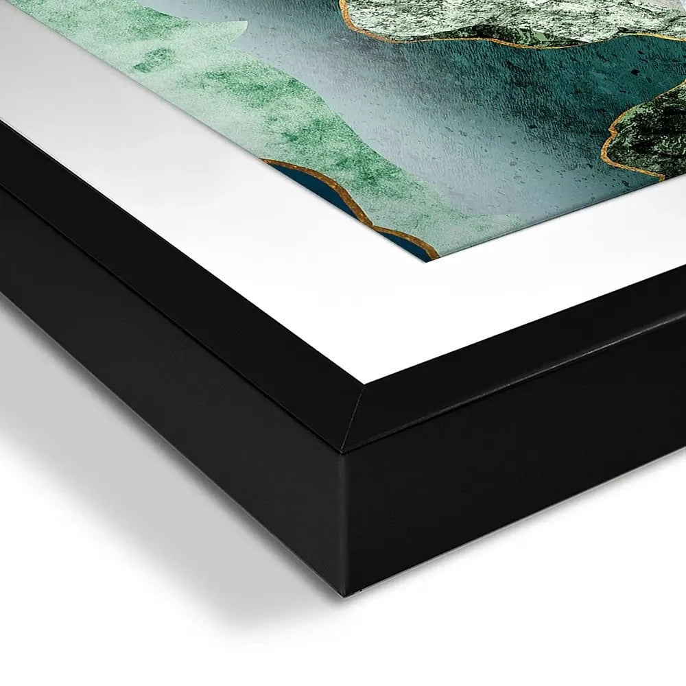 Green Golden Mountains By Sunset Framed Art Print Green Golden Mountains By Sunset Framed Art Print wall art product Cesar_Torres / Shutterstock