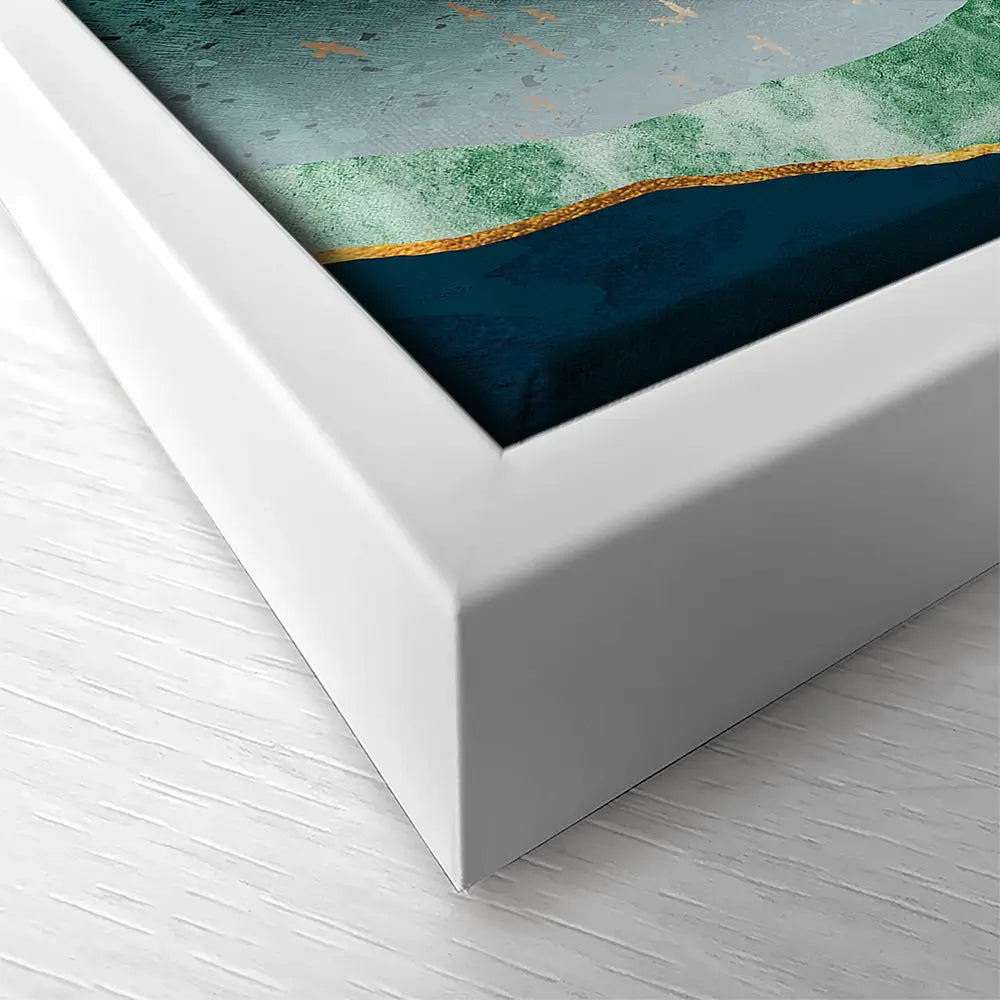 Green Golden Mountains By Sunset Square Canvas Print Green Golden Mountains By Sunset Square Canvas Print wall art product Cesar_Torres / Shutterstock