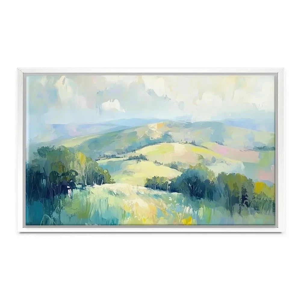 Green Hills Canvas Print Green Hills Canvas Print wall art product Tanya Ocean