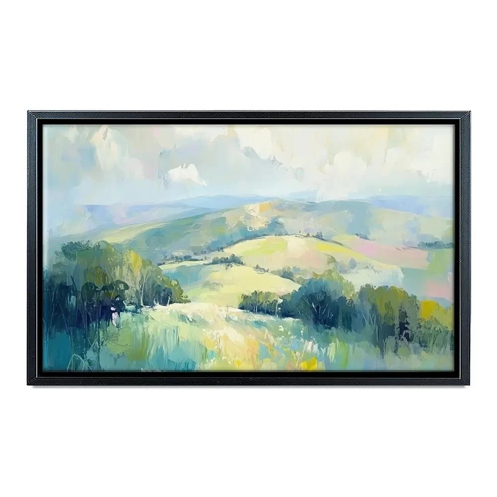 Green Hills Canvas Print Green Hills Canvas Print wall art product Tanya Ocean