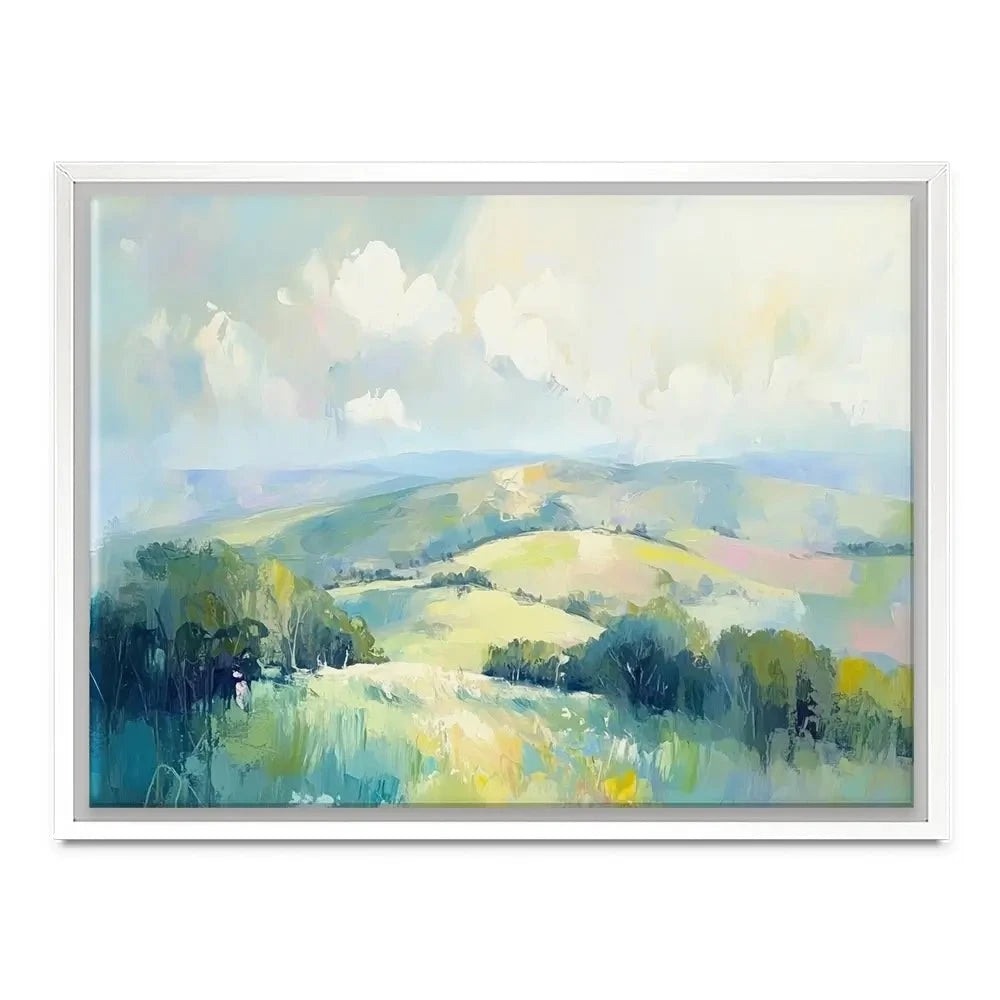 Green Hills Canvas Print Green Hills Canvas Print wall art product Tanya Ocean