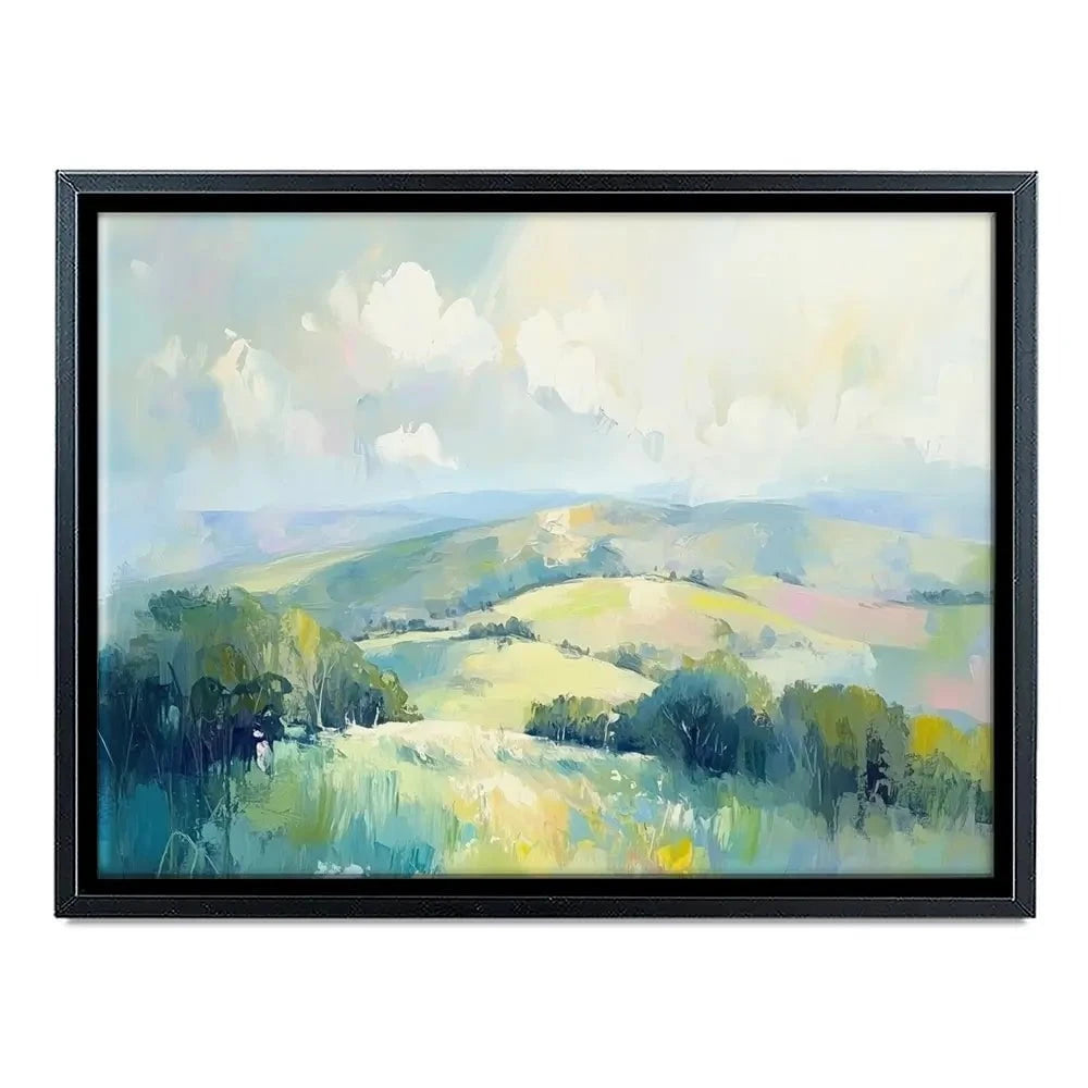 Green Hills Canvas Print Green Hills Canvas Print wall art product Tanya Ocean