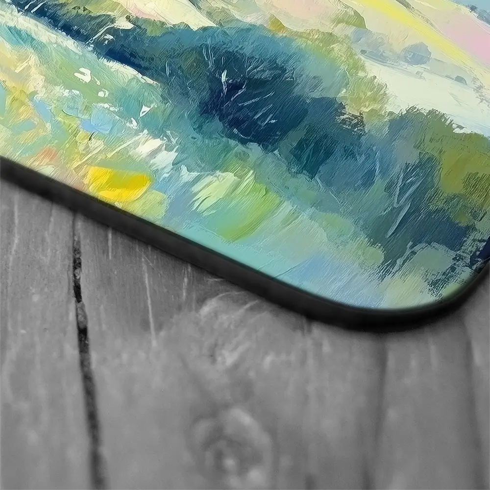Green Hills Coaster Set Green Hills Coaster Set wall art product Art Print Shop