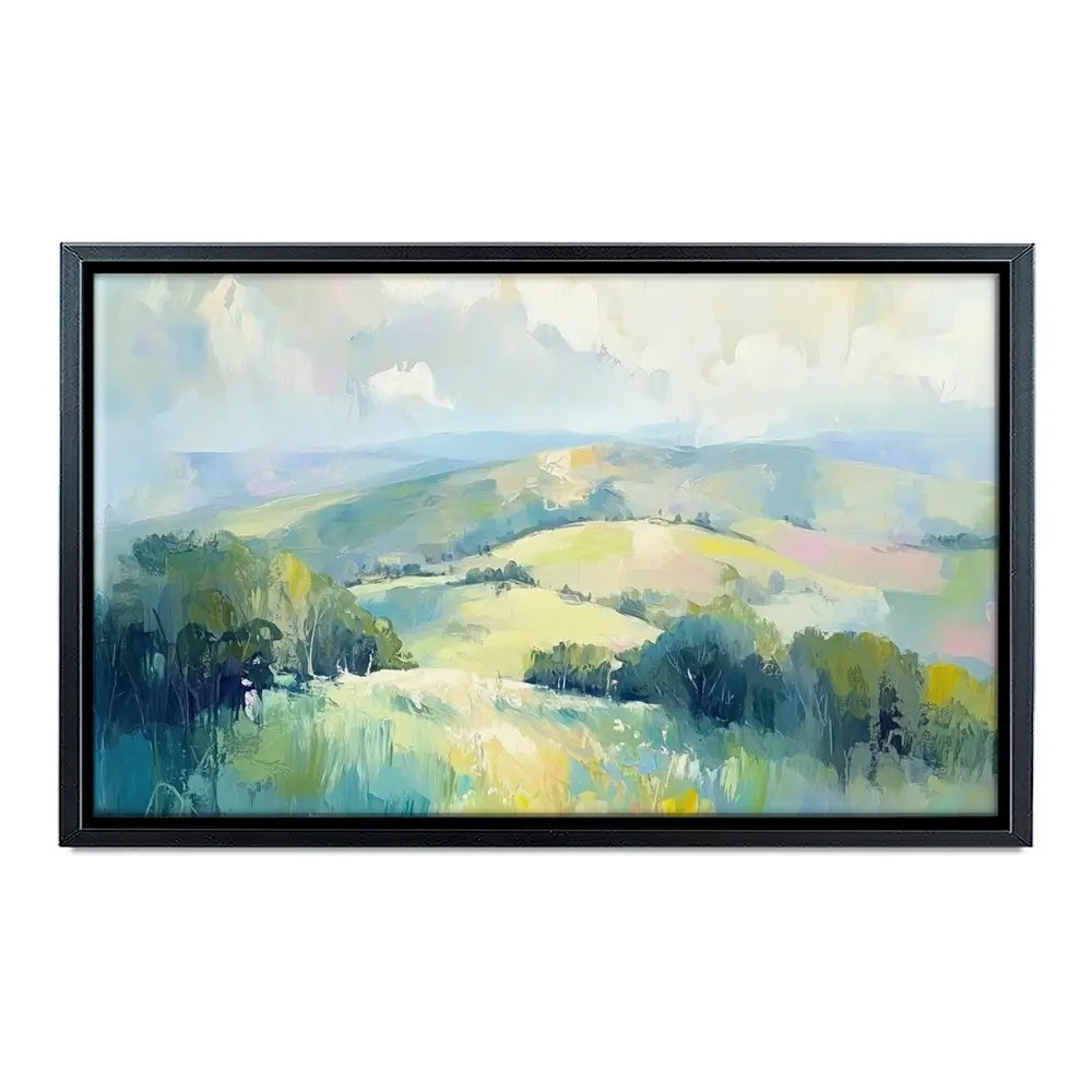 Green Hills Oversized Canvas Print Green Hills Oversized Canvas Print wall art product Tanya Ocean