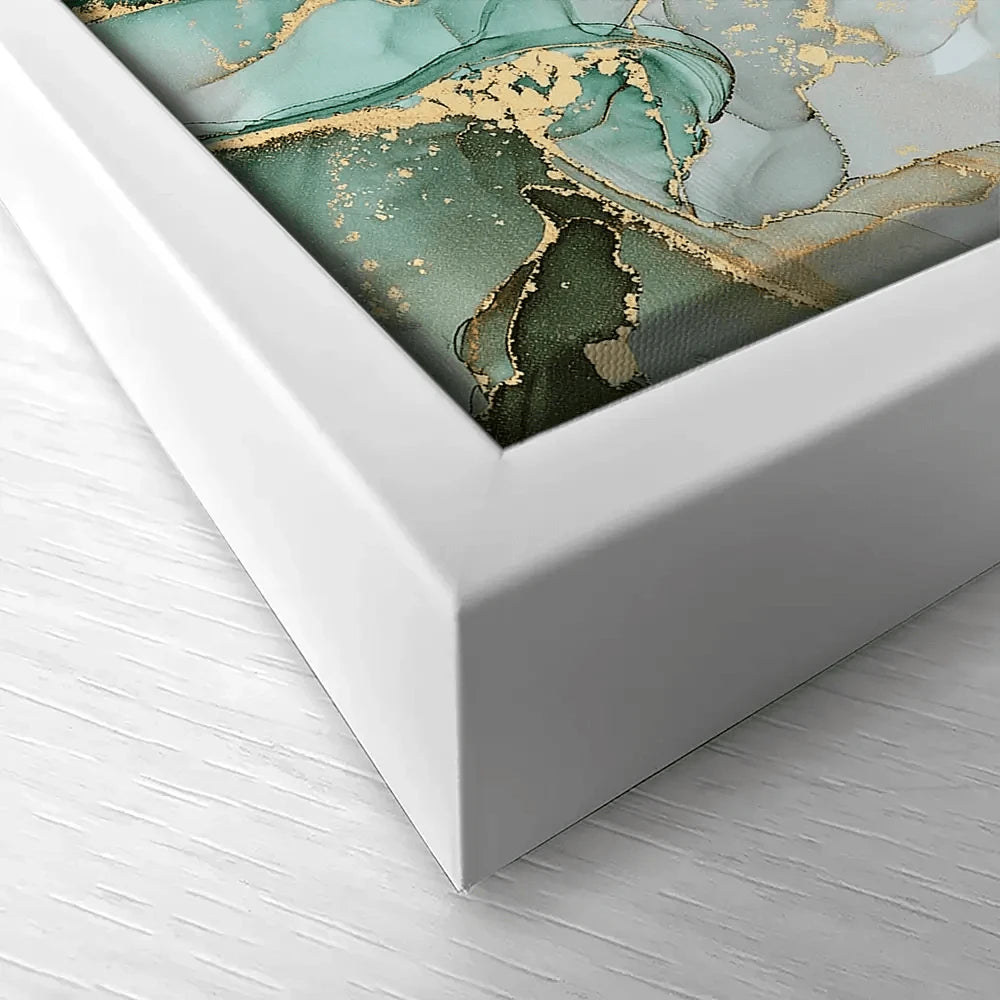 Green Marble Tones Canvas Print Green Marble Tones Canvas Print wall art product djero.adlibeshe yahoo.com / Shutterstock