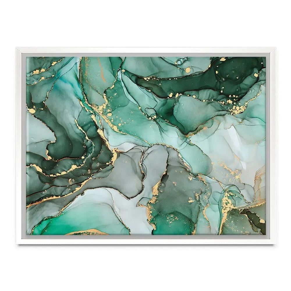 Green Marble Tones Canvas Print Green Marble Tones Canvas Print wall art product djero.adlibeshe yahoo.com / Shutterstock