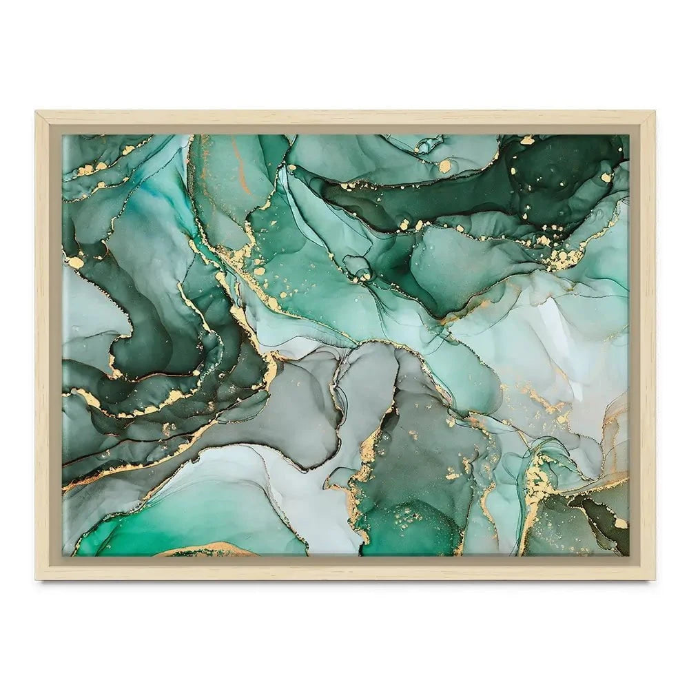 Green Marble Tones Canvas Print Green Marble Tones Canvas Print wall art product djero.adlibeshe yahoo.com / Shutterstock