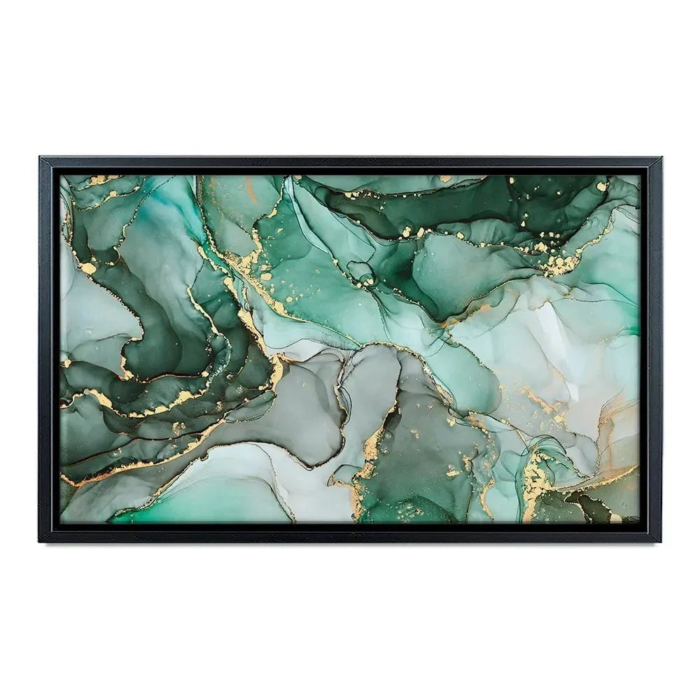 Green Marble Tones Canvas Print Green Marble Tones Canvas Print wall art product djero.adlibeshe yahoo.com / Shutterstock