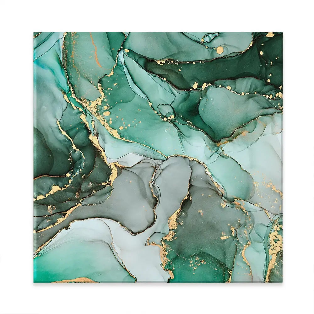 Green Marble Tones Square Canvas Print Green Marble Tones Square Canvas Print wall art product djero.adlibeshe yahoo.com / Shutterstock