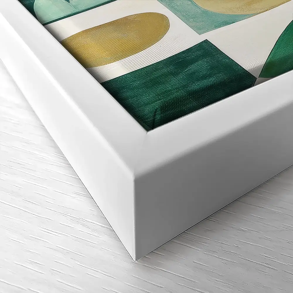 Green Modernist Canvas Print Green Modernist Canvas Print wall art product Sisi And Seb - Independent