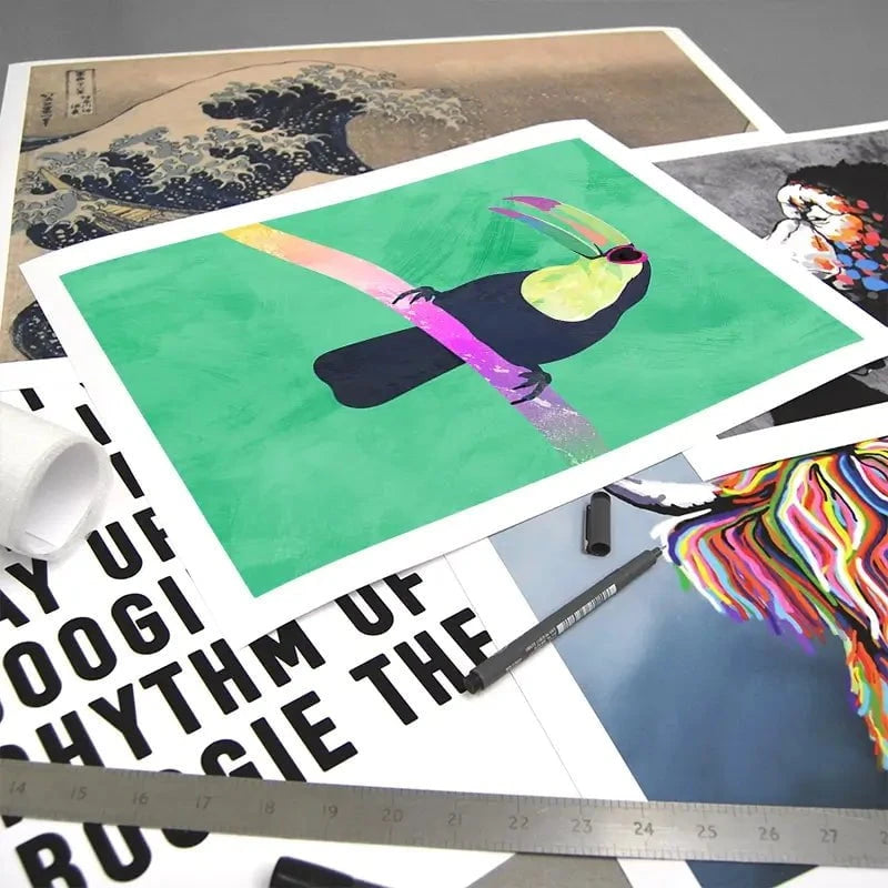 Green Toucan Art Print Green Toucan Art Print wall art product Sarah Manovski