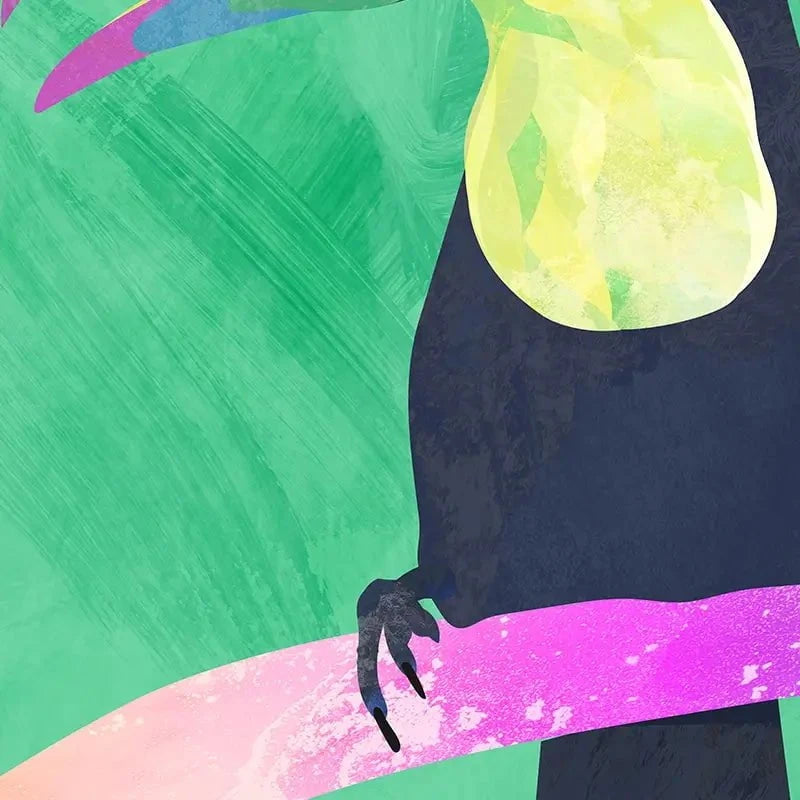 Green Toucan Canvas Print Green Toucan Canvas Print wall art product Sarah Manovski