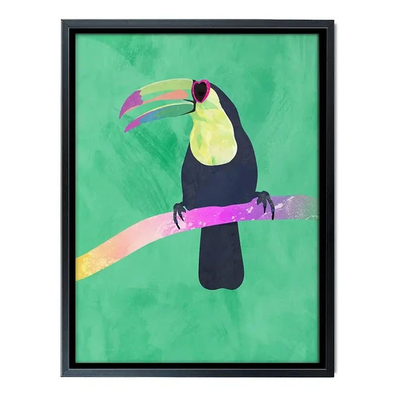Green Toucan Canvas Print Green Toucan Canvas Print wall art product Sarah Manovski