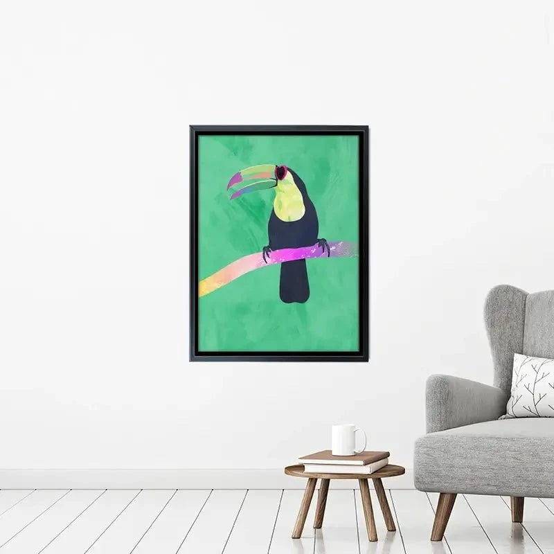 Green Toucan Canvas Print Green Toucan Canvas Print wall art product Sarah Manovski