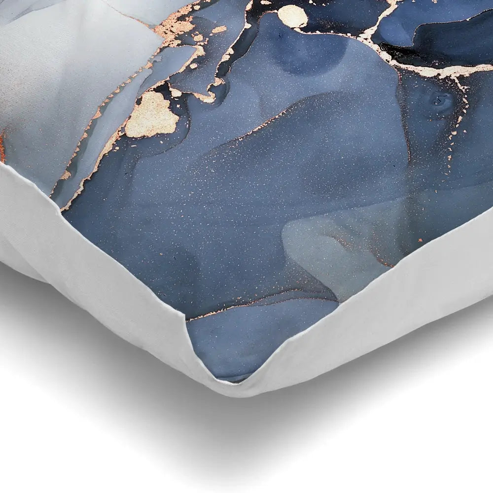 Grey And Blue Marble Cushion Grey And Blue Marble Cushion wall art product Art Print Shop