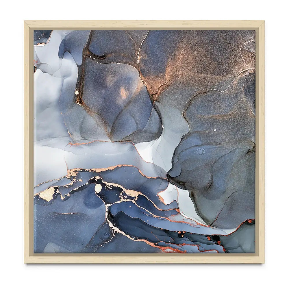 Grey And Blue Marble Oversized Canvas Print Grey And Blue Marble Oversized Canvas Print wall art product djero.adlibeshe yahoo.com / Shutterstock