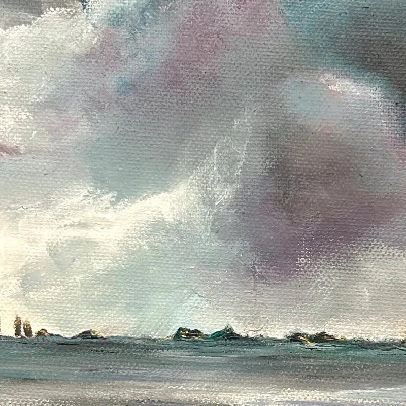 Grey Bay Framed Art Print Grey Bay Framed Art Print wall art product Violeta Allaberdieva