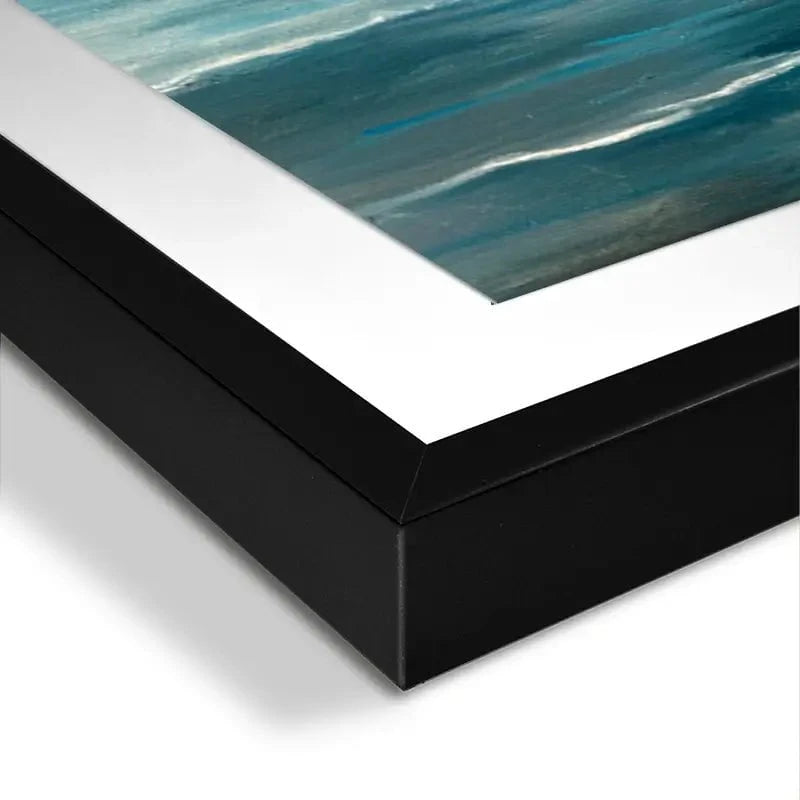 Grey Bay Framed Art Print Grey Bay Framed Art Print wall art product Violeta Allaberdieva