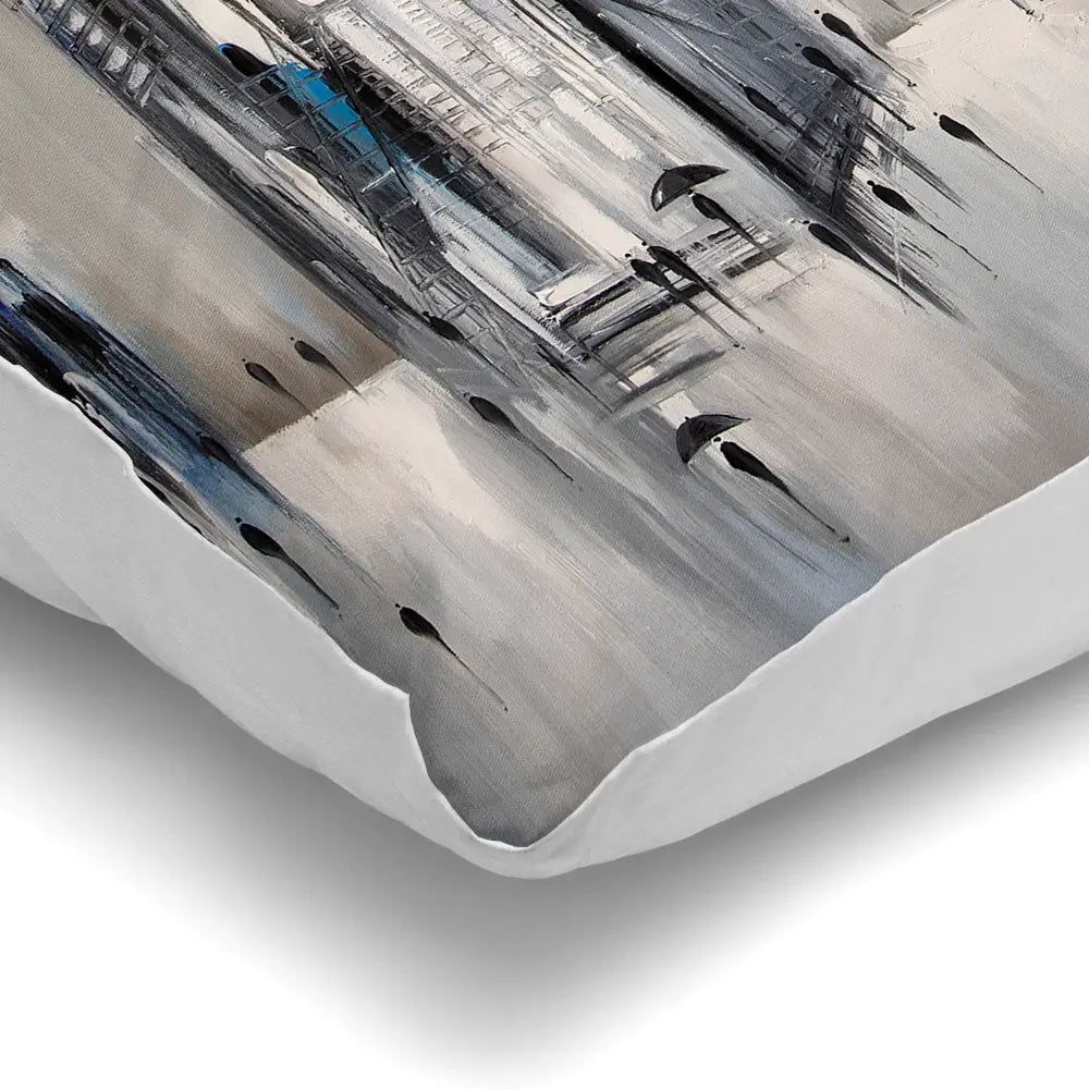 Grey City Cushion Grey City Cushion wall art product Ekaterina Ermilkina