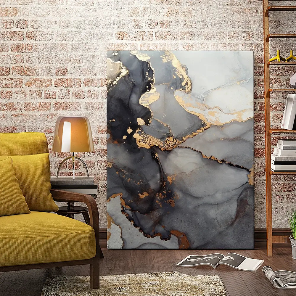 Grey Marble Tones Canvas Print Grey Marble Tones Canvas Print wall art product coldsun777 / Shutterstock