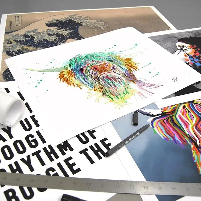 Grumpy Cow Art Print Grumpy Cow Art Print wall art product Jamie Taylor