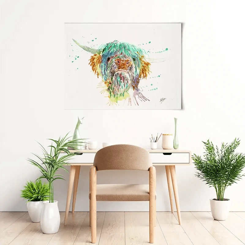 Grumpy Cow Art Print Grumpy Cow Art Print wall art product Jamie Taylor